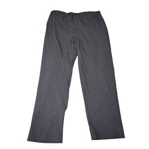 Lauren Ralph Lauren Men Wool Dress Pants Charcoal Gray Flat Front 40x31